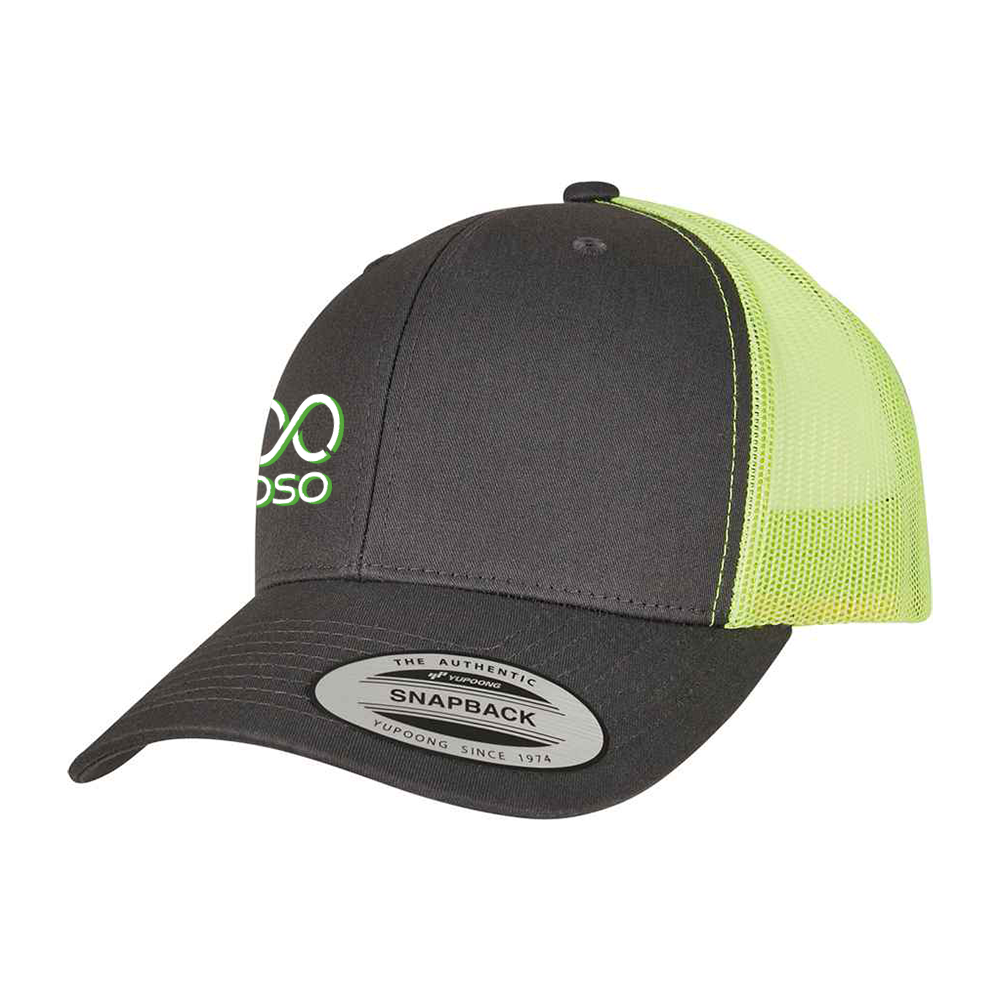 OSO Contrast Trucker Cap - Char./neon green