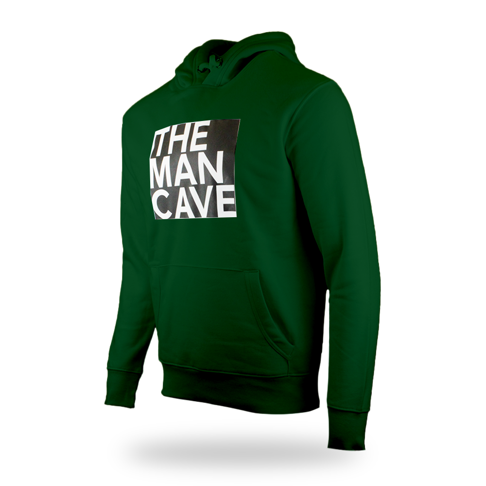 The Man Cave Hoodie - Forest green