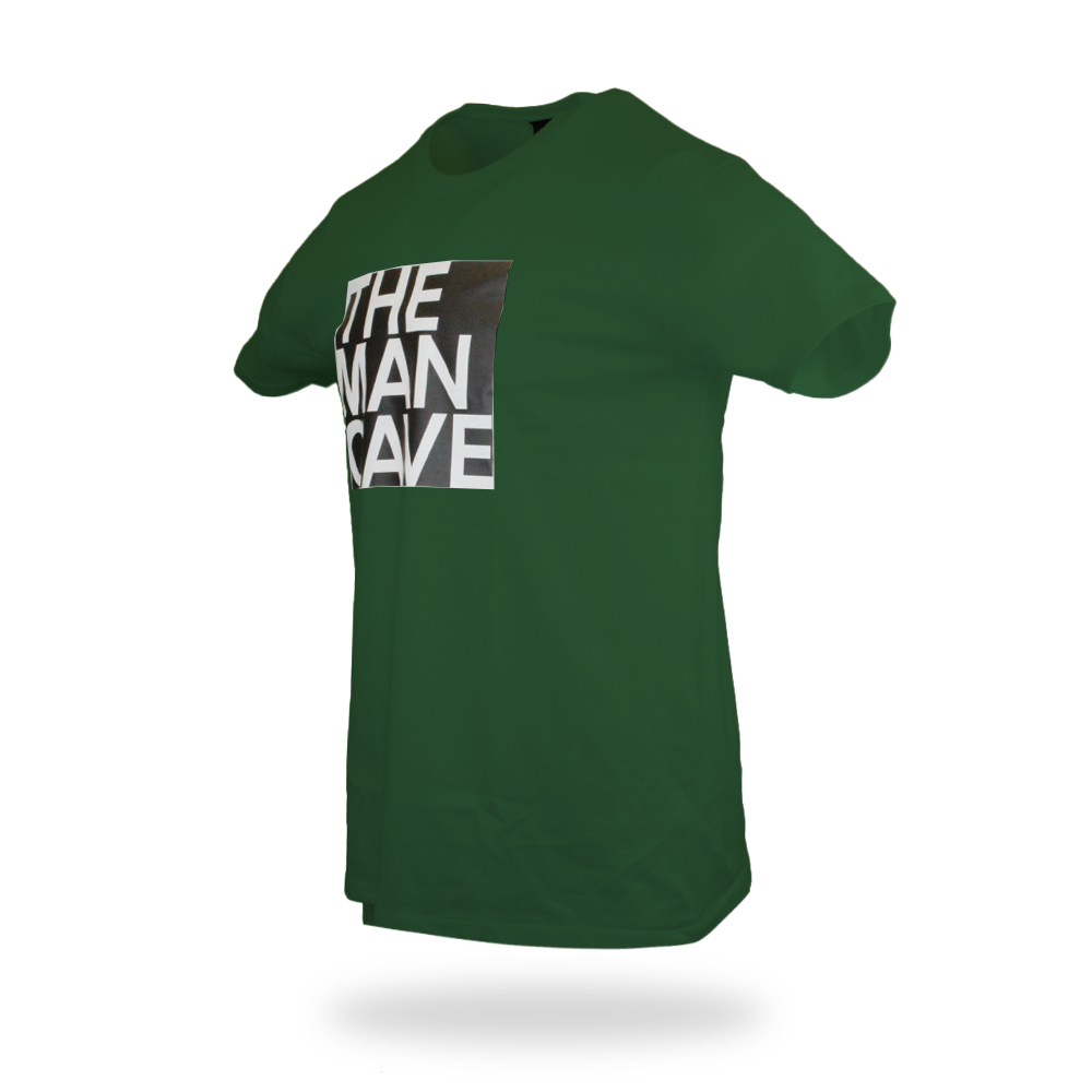 The Man Cave T-Shirt - Bottle Green