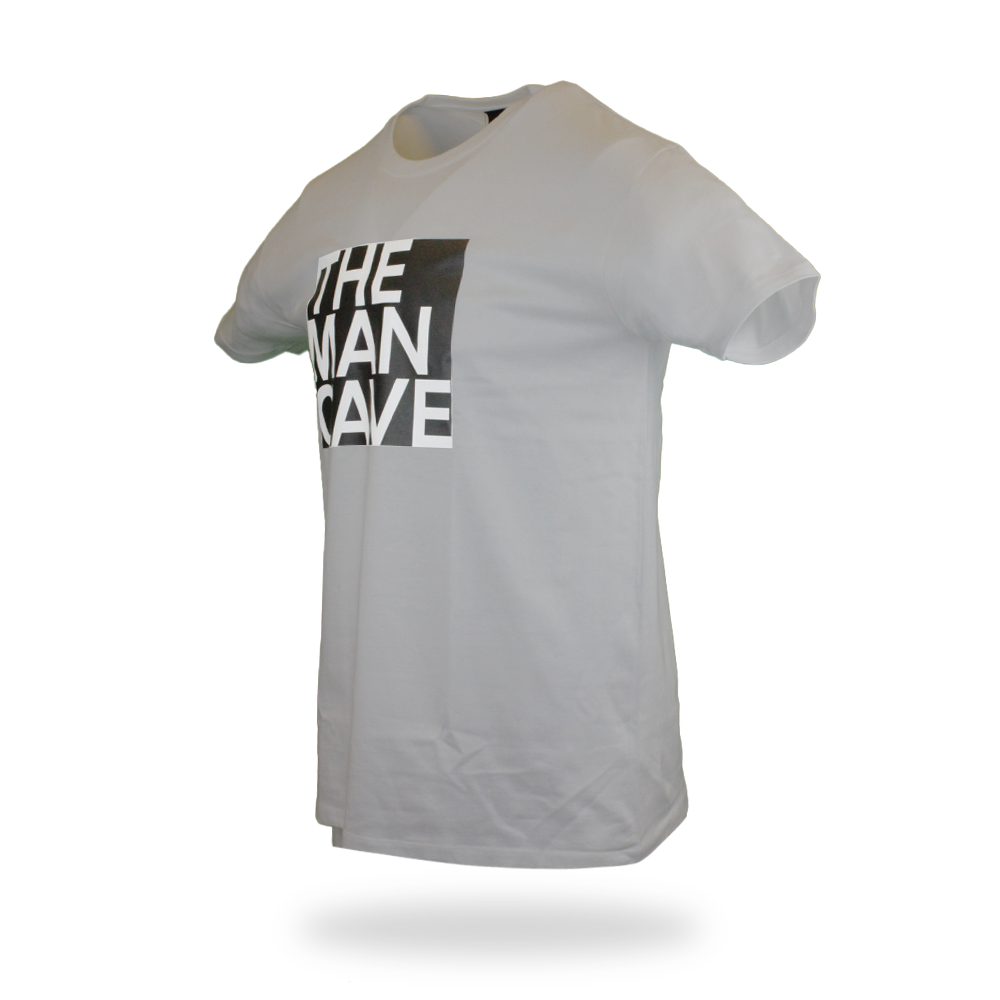 The Man Cave T-Shirt - Grey marl