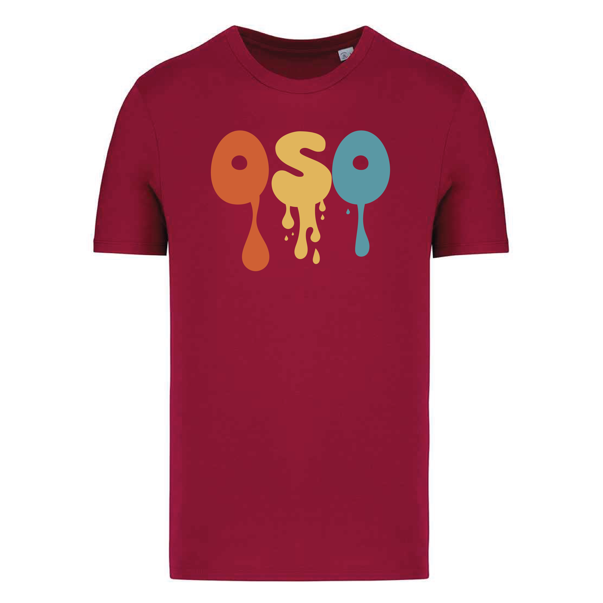 OSO 'Liquid' T-Shirt - Hibiscus Red