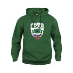 HSCC Distressed Logo Unisex Hoodie - Bottle Green