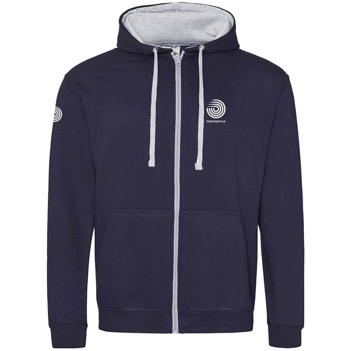 Sweat à capuche poids lourd Motorsport UK - Nouveau fr. navigation/bruyère
