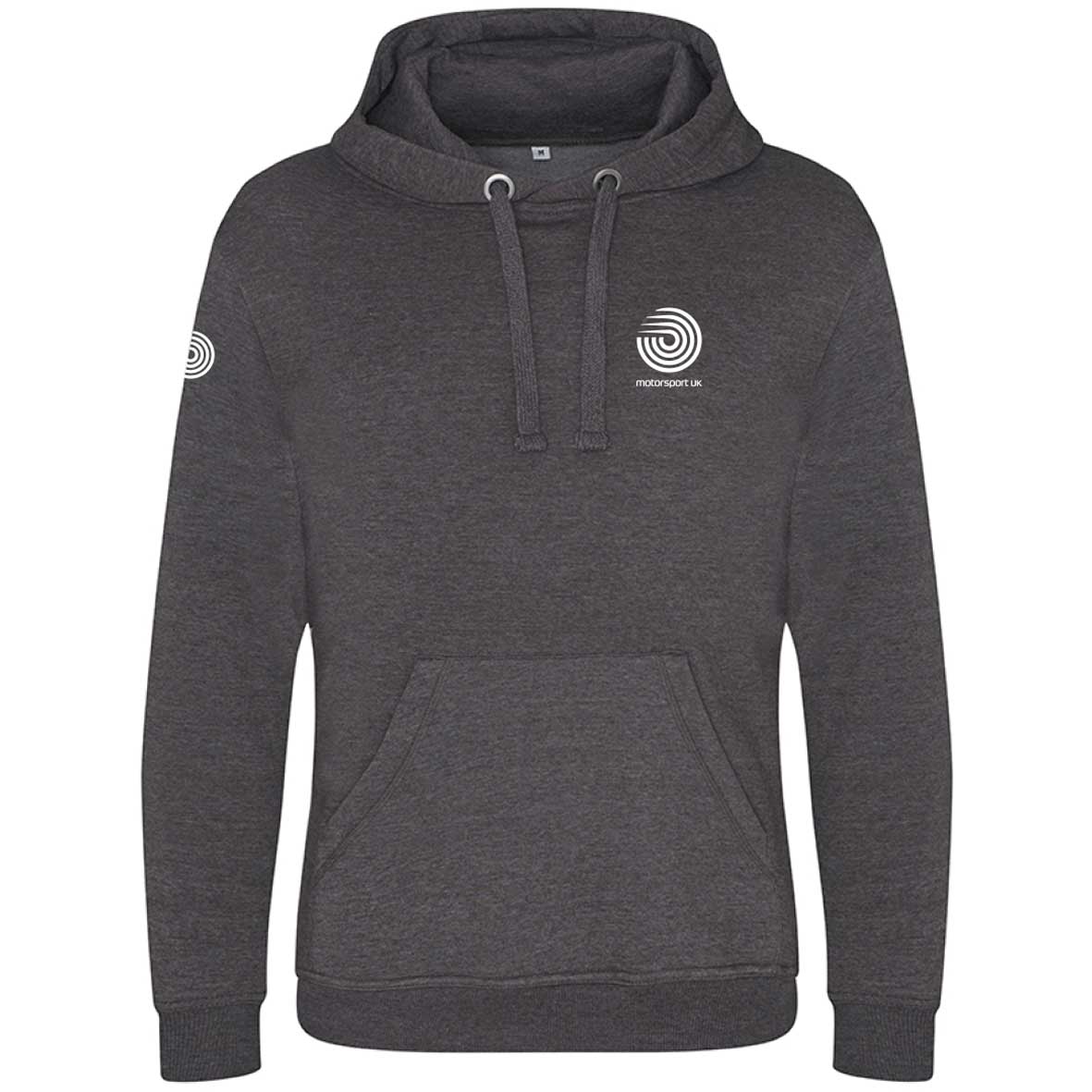 Sweat à capuche Varsity Motorsport UK - Charbon