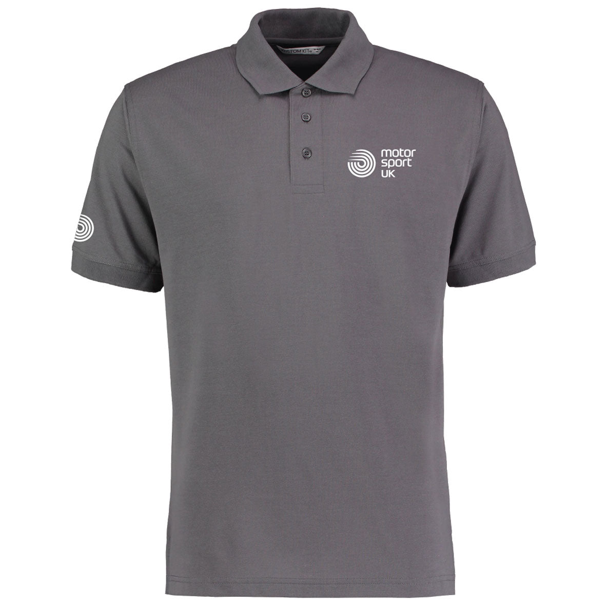 MSUK Mens Polo - Charcoal