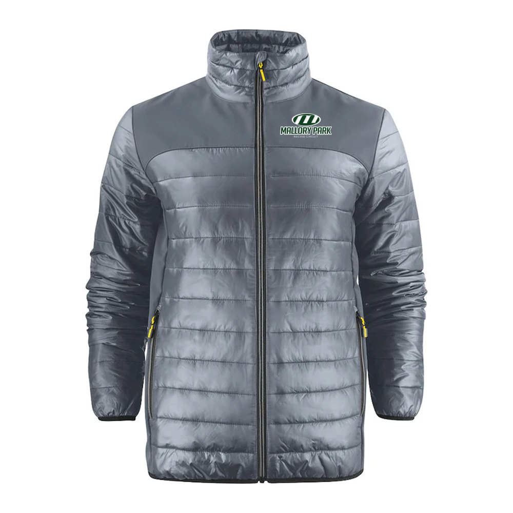 Mallory Park Quilted Jacket - Mens - Steel grey