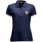 HSCC Striped Polo - Ladies - Navy