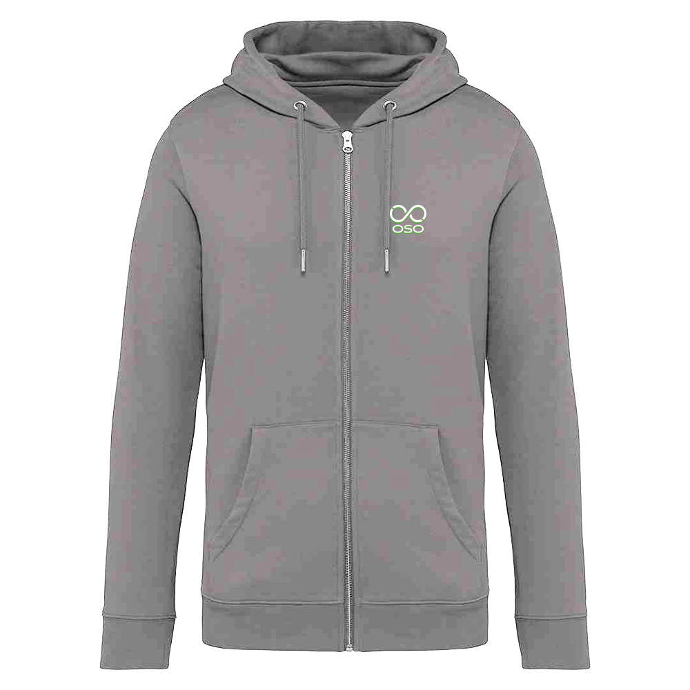 OSO Ultimate Zip Hoodies - Unisex - Moon Grey Heather