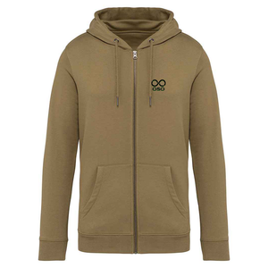 OSO Ultimate Zip Hoodies - Unisex - Light Olive