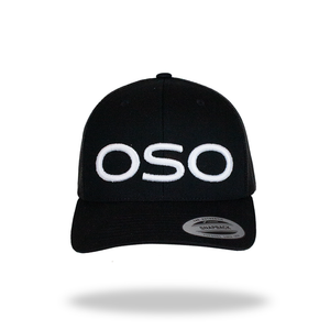 OSO Trucker Cap - Black/white