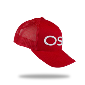 OSO Trucker Cap - Red/white