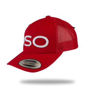 OSO Trucker Cap - Red/white