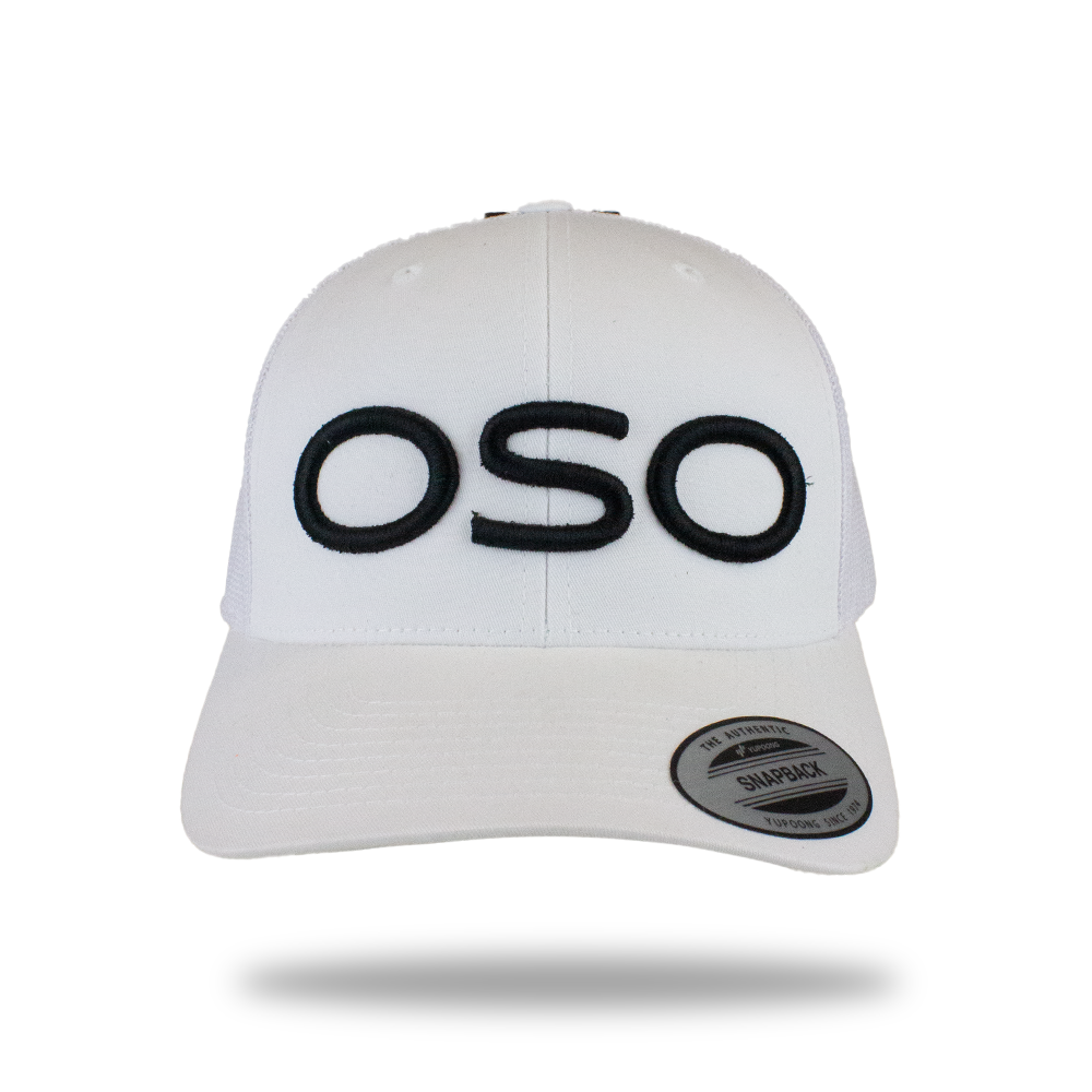 OSO Trucker Cap - White/black