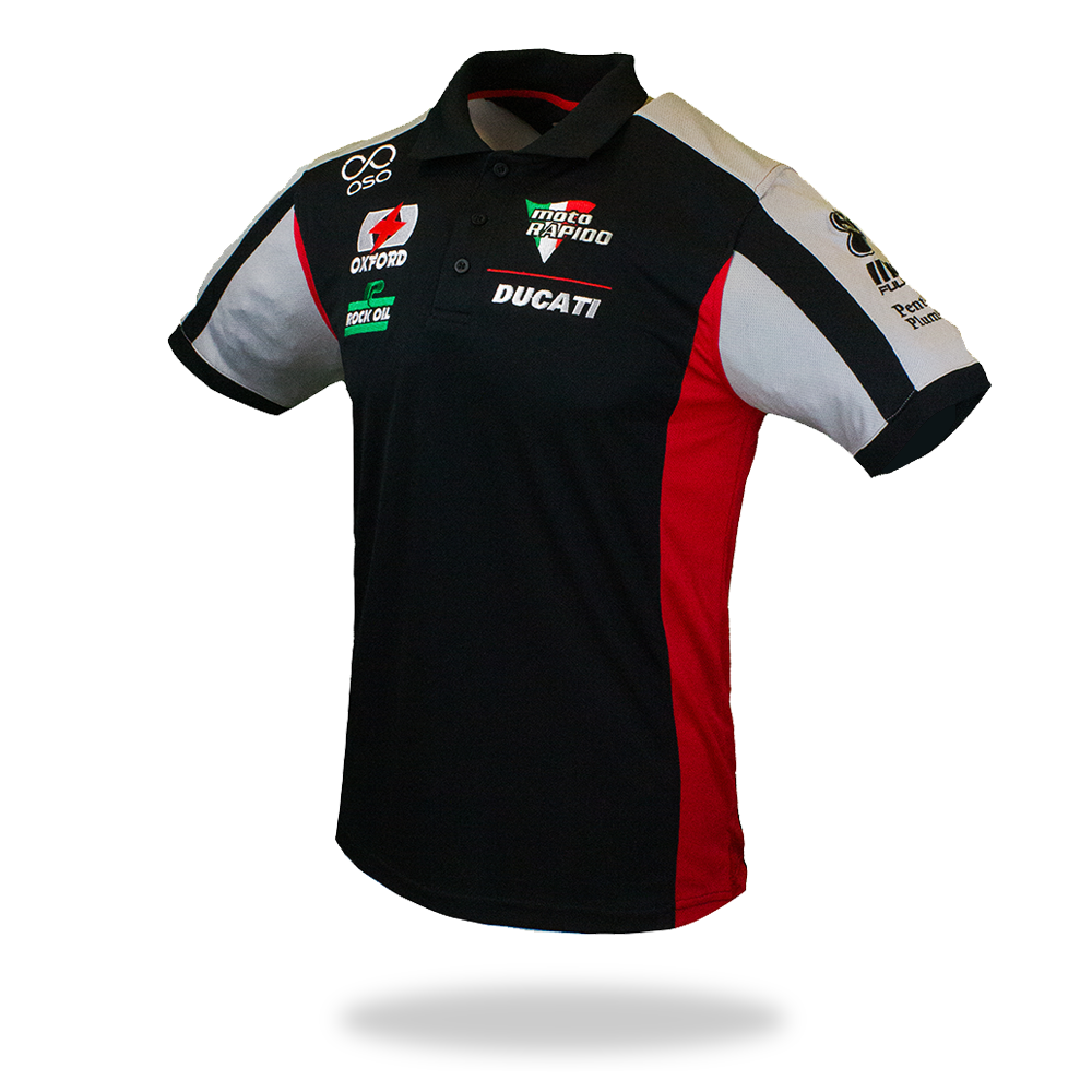 Oxford Ducati Team Polo - Ladies - Black