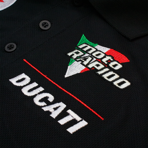 Oxford Ducati Team Polo - Damen - Schwarz