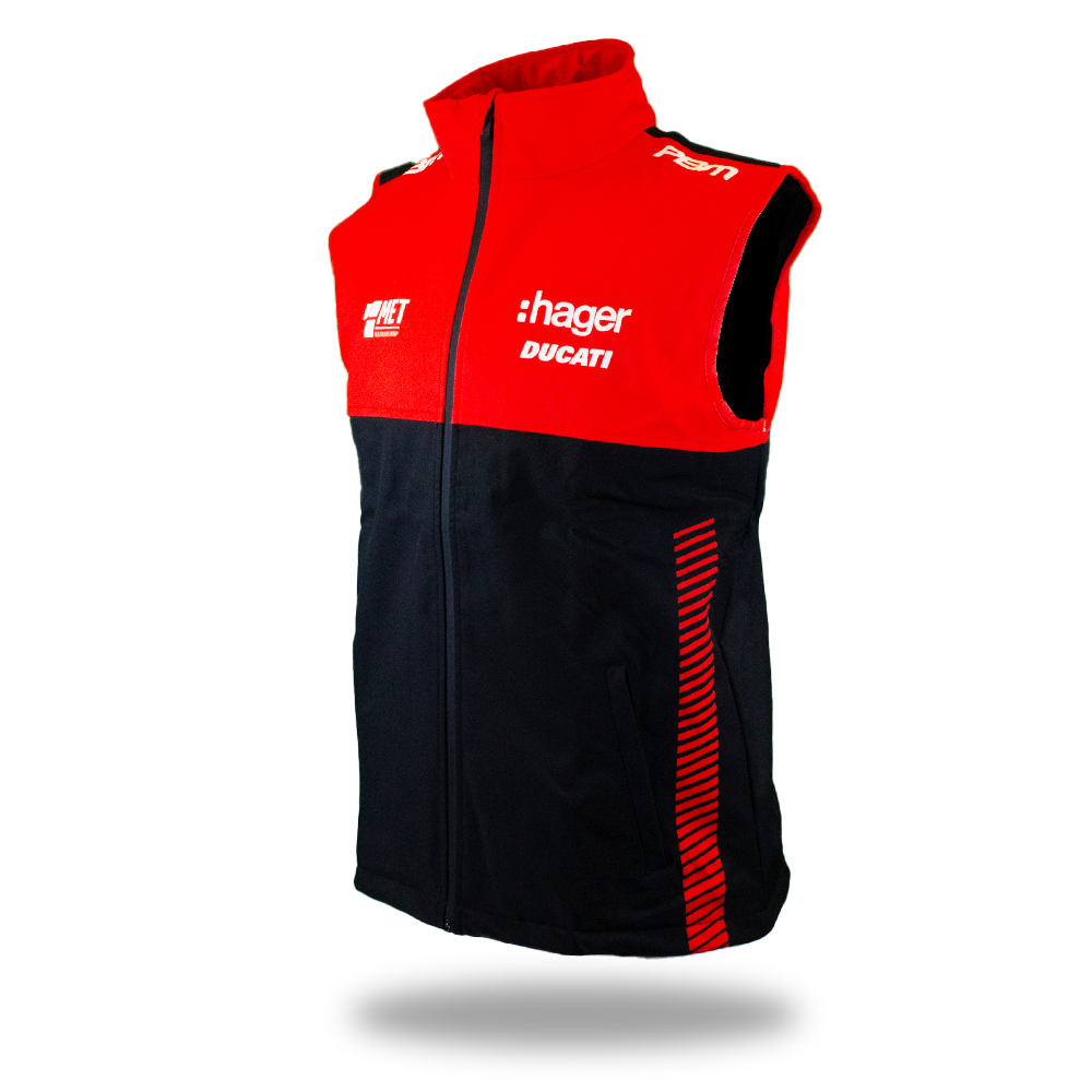 Gilet PBM Hager Ducati Team - Hommes - Rouge/noir
