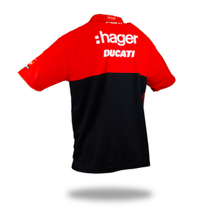 PBM Hager Ducati Team Polo - Herren - Rot/Schwarz