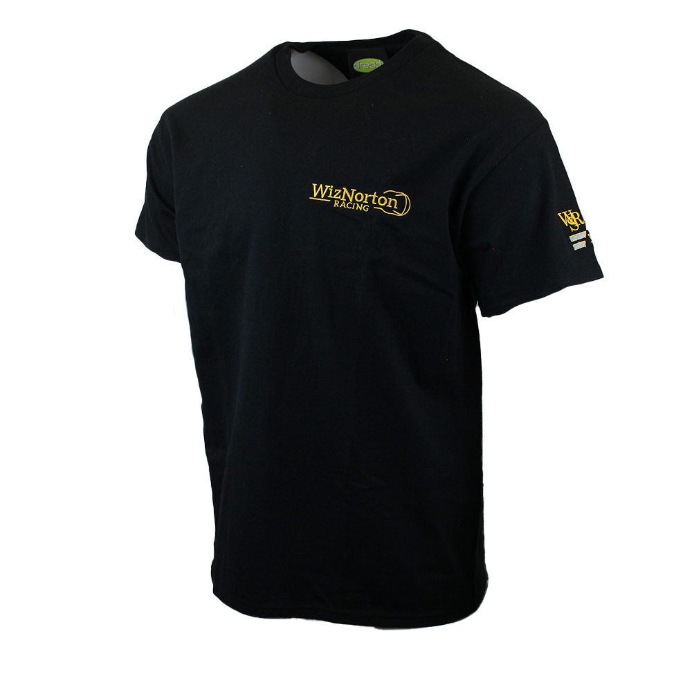 WizNorton Racing Embroidered T-Shirt - Black