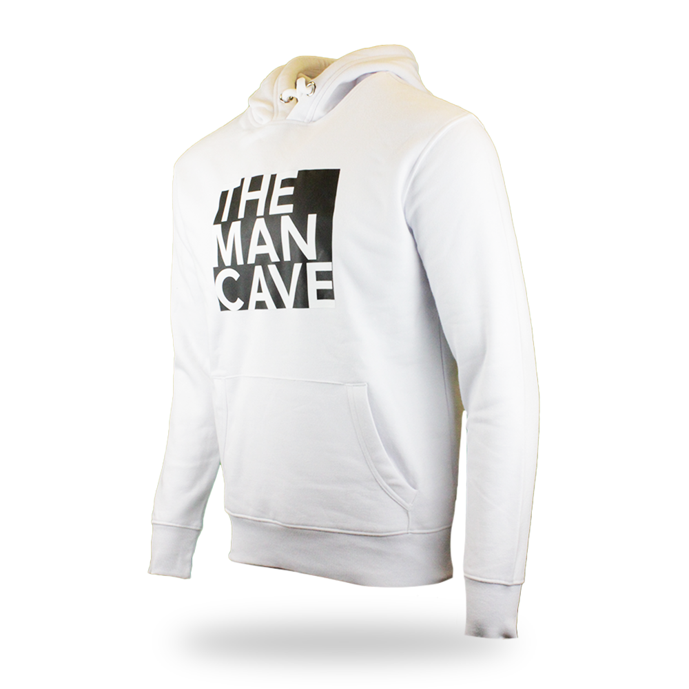 The Man Cave Hoodie - White