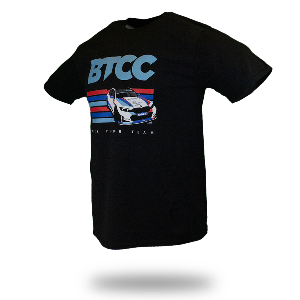 BTCC Saison 2024 T-Shirt - Schwarz