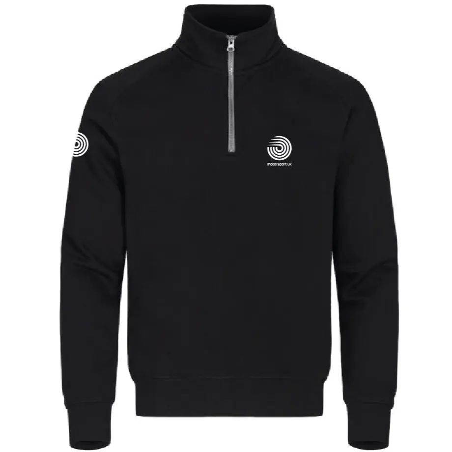 Motorsport UK Zip Neck Sweatshirt