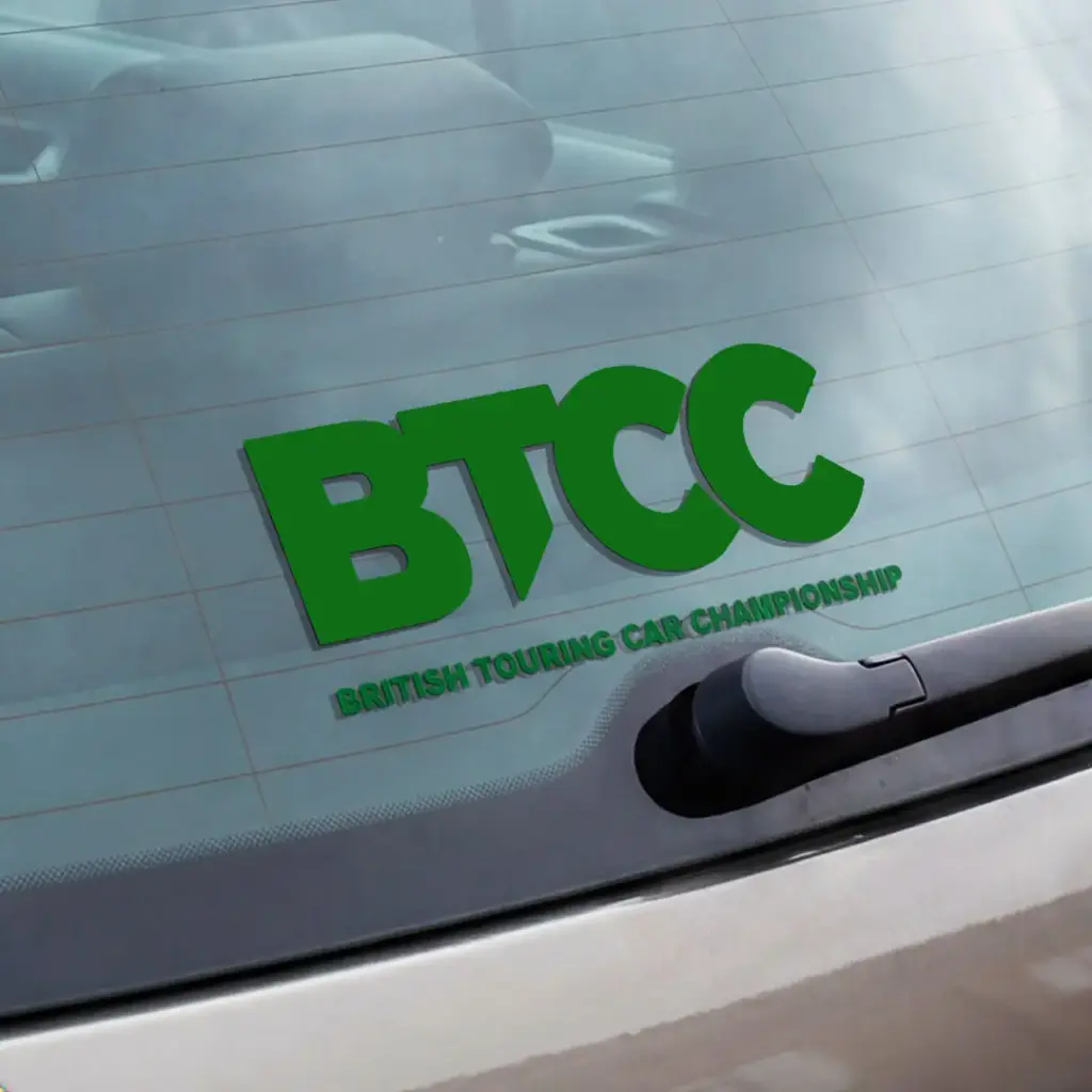 BTCC Window Sticker - Large