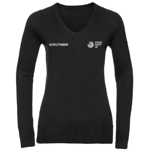 Motorsport UK V Neck Sweatshirt - Women